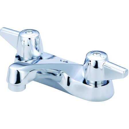 Central Brass Two Handle Bathroom Faucet, NPSM, Centerset, Polished Chrome, Weight: 3.3 1137-A